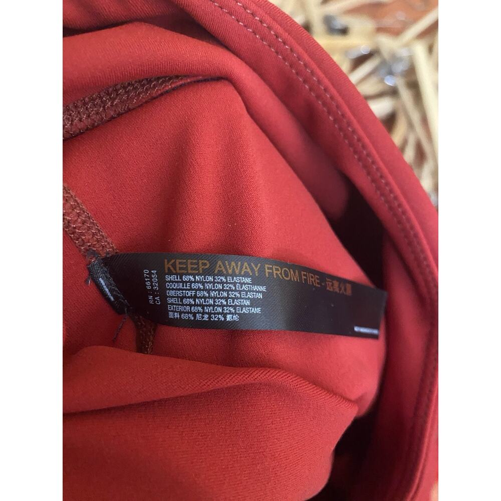 Free People Movement Wave Rider Shorts in the color Brick Merlot Red Medium - Picture 5 of 5